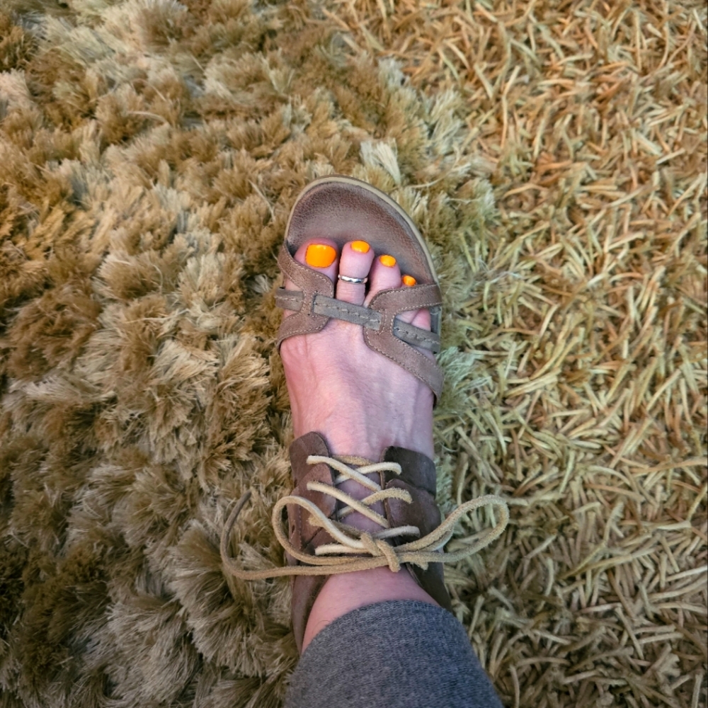 Miz Mooz Leather Platform Sandals
